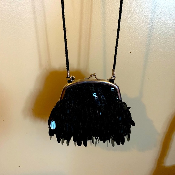 SOLDVintage 1980’s Evening Beaded Purse - Picture 2 of 3